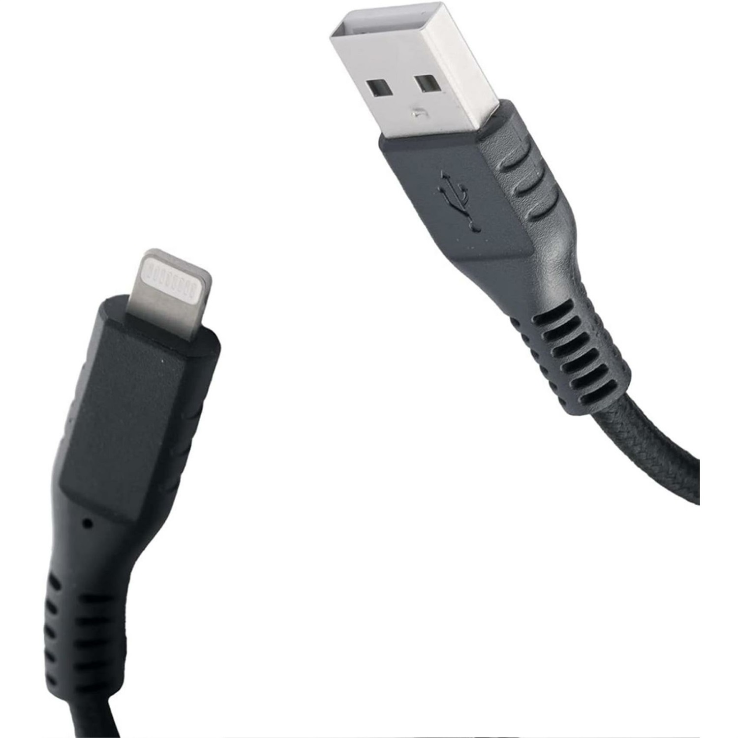Celly Cavo Lightning 2 m USB-A - Ricarica Rapida fino a 2,4 A, PVC, Nero