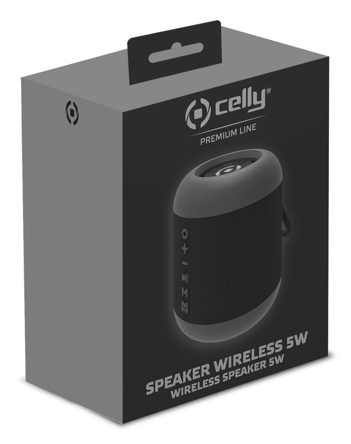 Celly PYSPEAKER - Cassa Bluetooth Stereo 5W, Altoparlante Wireless Resistente all'Acqua con Funzione True Wireless e Ricarica USB-C
