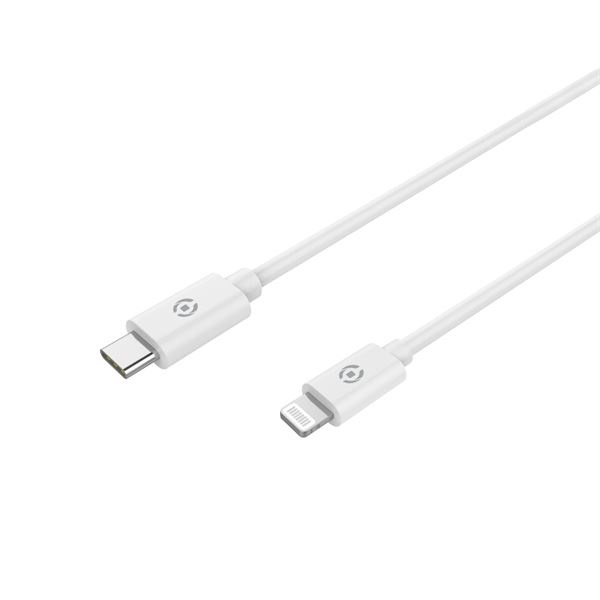Celly USBLIGHTTYPECWH Cavo 1m Bianco USB-C a Lightning Maschio-Maschio