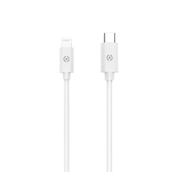 Celly USBLIGHTTYPECWH Cavo 1m Bianco USB-C a Lightning Maschio-Maschio
