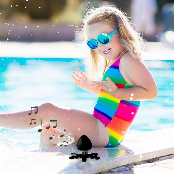 Celly SQUIDDYSOUND - Cassa Bluetooth Stereo Portatile, Altoparlante Autoportante con Ventose, Splashproof IPX3, Potente da 3W, Compatibile con Apple, Samsung, Huawei