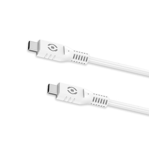 Celly Cavo USB-C a USB-C 1m 60W Power Delivery Bianco