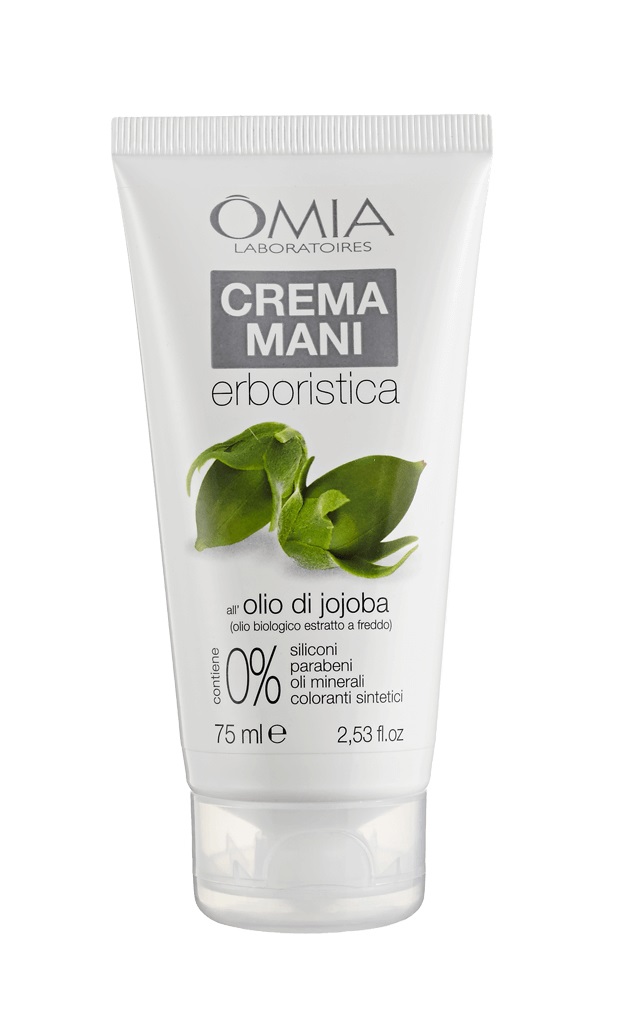 Omia Crema Mani Erboristica con Olio di Jojoba - Restitutiva e Nutriente - 75 ml