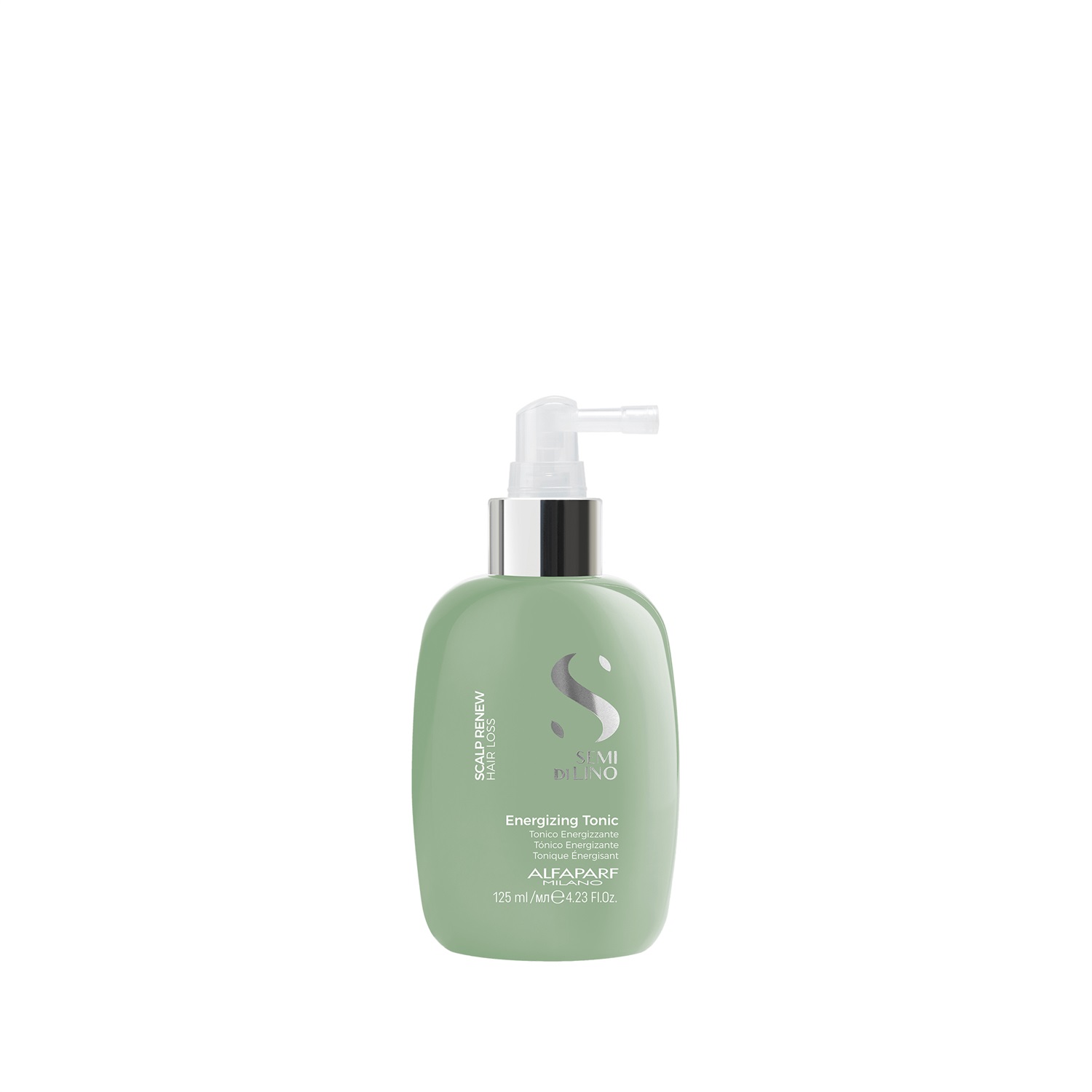 Alfaparf Milano Semi Di Lino Scalp Renew Energizing Tonic 125 ml - Tonico Energizzante Riequilibrante Anticaduta per Capelli Fragili