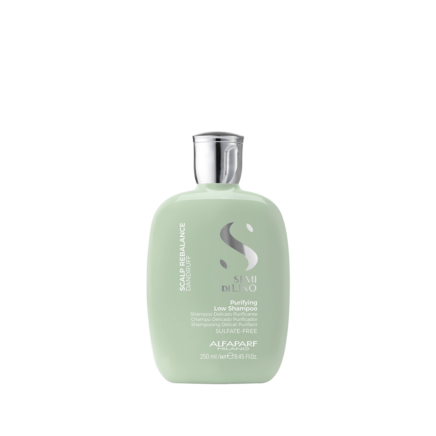Alfaparf Milano Semi Di Lino Scalp Rebalance Purifying Low Shampoo 250 ml - Shampoo purificante per cute con forfora secca o grassa