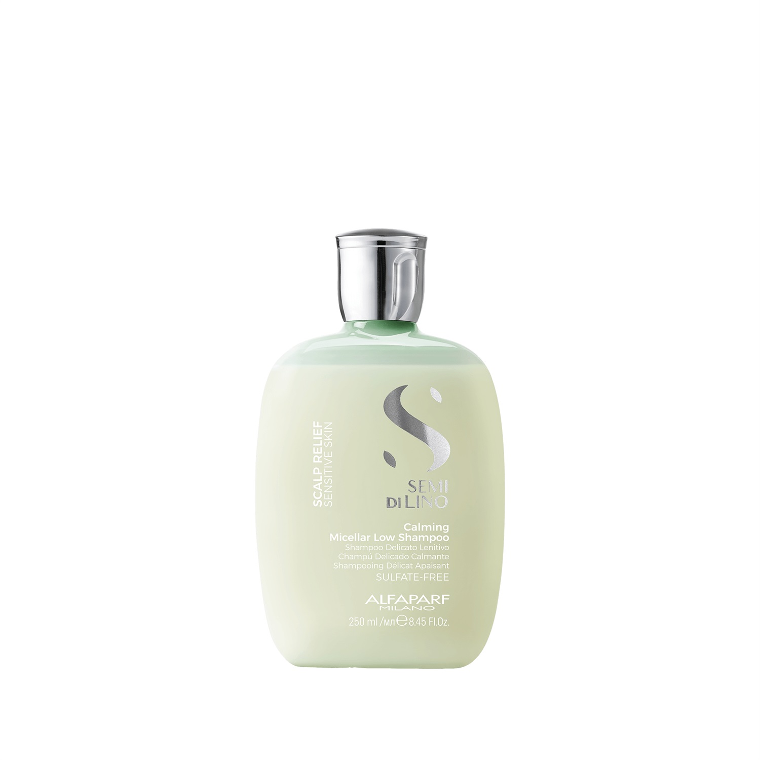 ALFAPARF Milano Semi Di Lino Scalp Relief Calming Micellar Low Shampoo 250 ml - Shampoo Lenitivo per Cute Sensibile