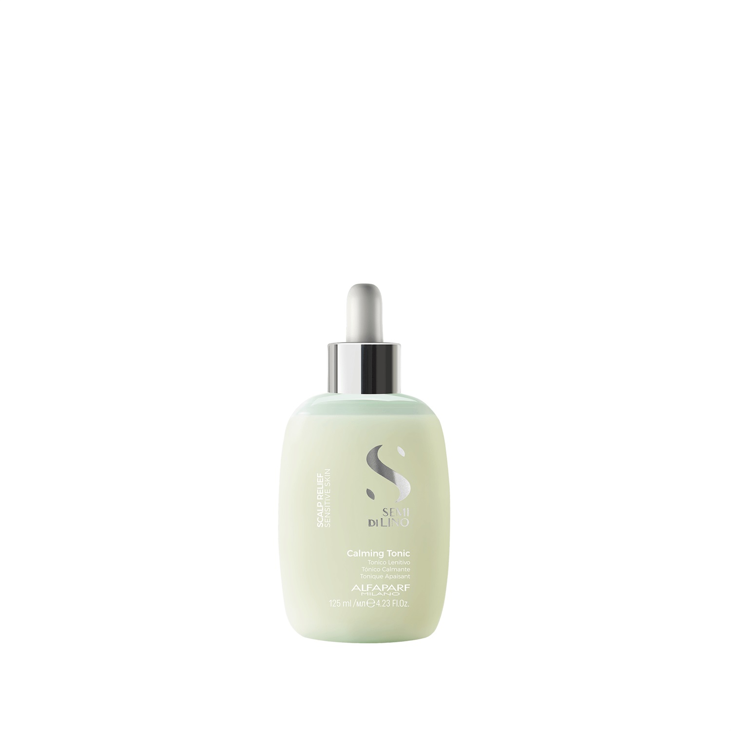 Alfaparf Milano Semi Di Lino Scalp Relief Calming Tonic 125 ml - Fluido Lenitivo per Cute Sensibile e Prurito