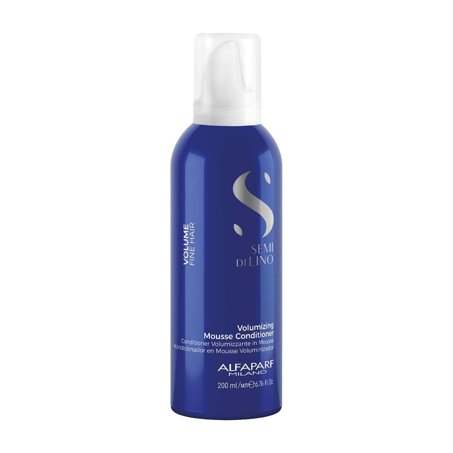 ALFAPARF Milano Semi Di Lino Volumizing Mousse Conditioner 200 ml - Balsamo Volumizzante per Capelli Fini