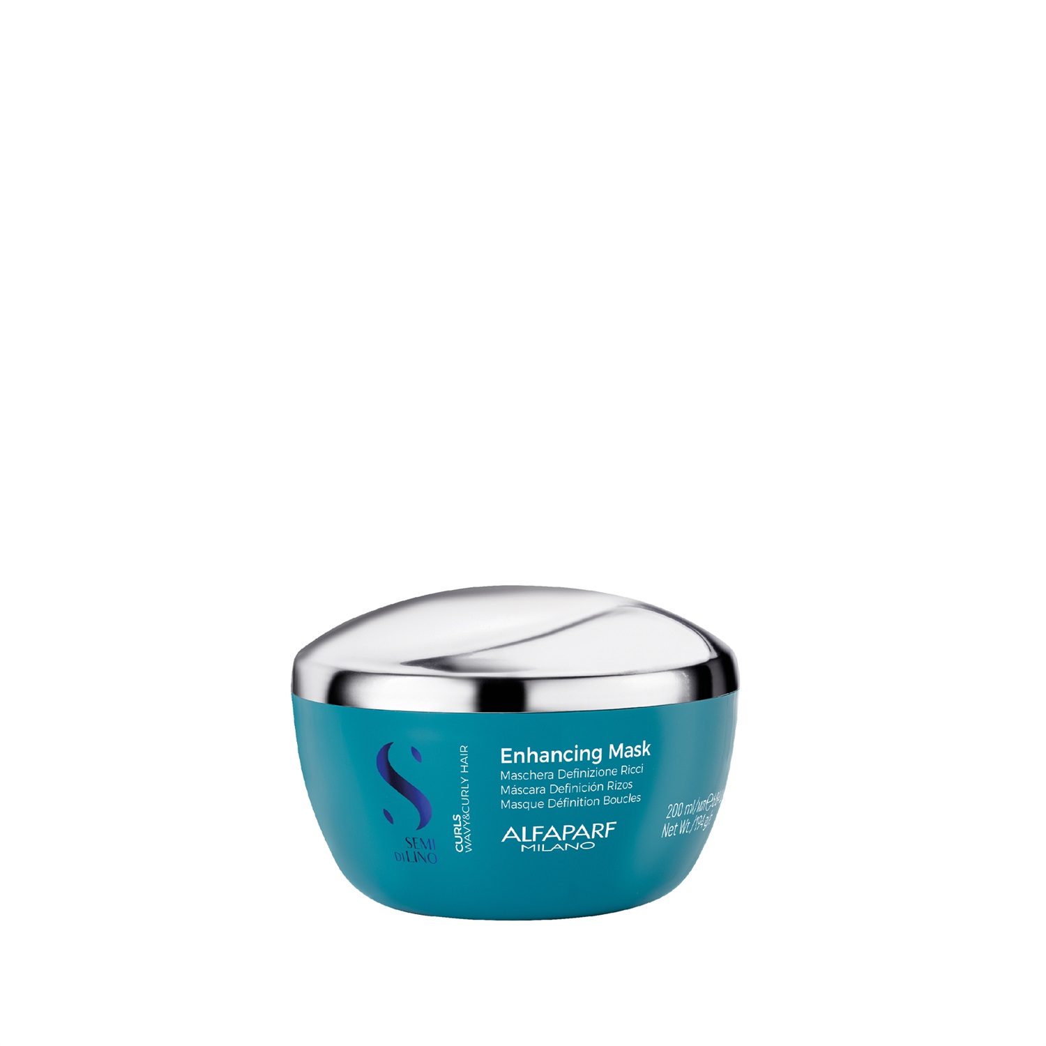 ALFAPARF Milano Semi di Lino Curls Enhancing Mask 200 ml - Maschera Intensiva per Capelli Ricci e Mossi, Idratante e Anticrespo