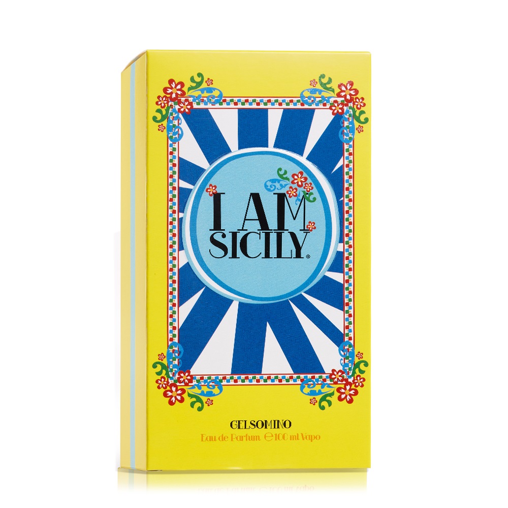 I Am Sicily Gelsomino Eau De Parfum 100ml Spray - Profumo Floreale Ispirato alla Sicilia