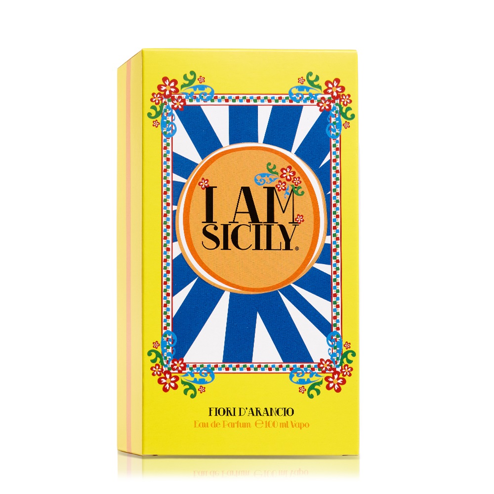 I Am Sicily Fiori D'Arancio Eau De Parfum 100ml - Profumo Donna con Note di Arancia e Bergamotto