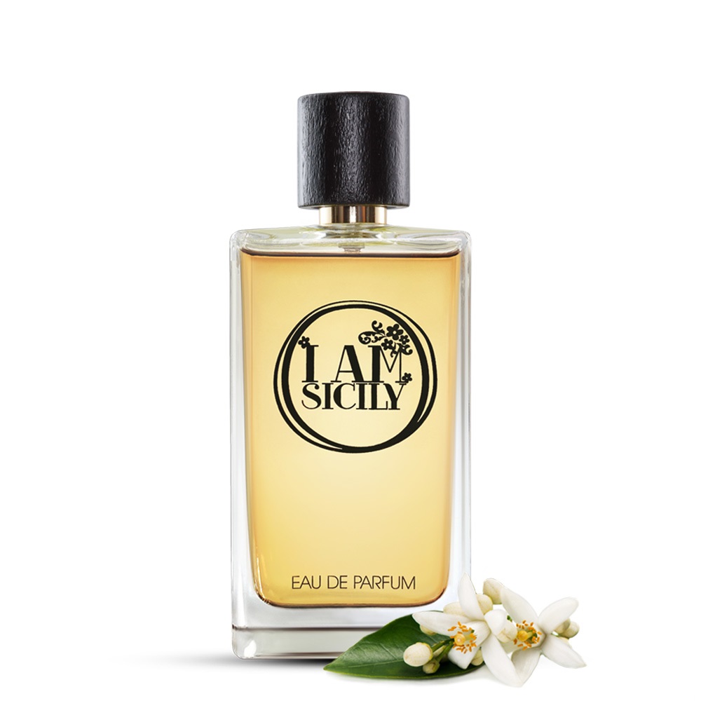 I Am Sicily Neroli di Sicilia - Eau de Parfum 100 ml con note di Arancia, Bergamotto, Mandarino e Fiori d'Arancio
