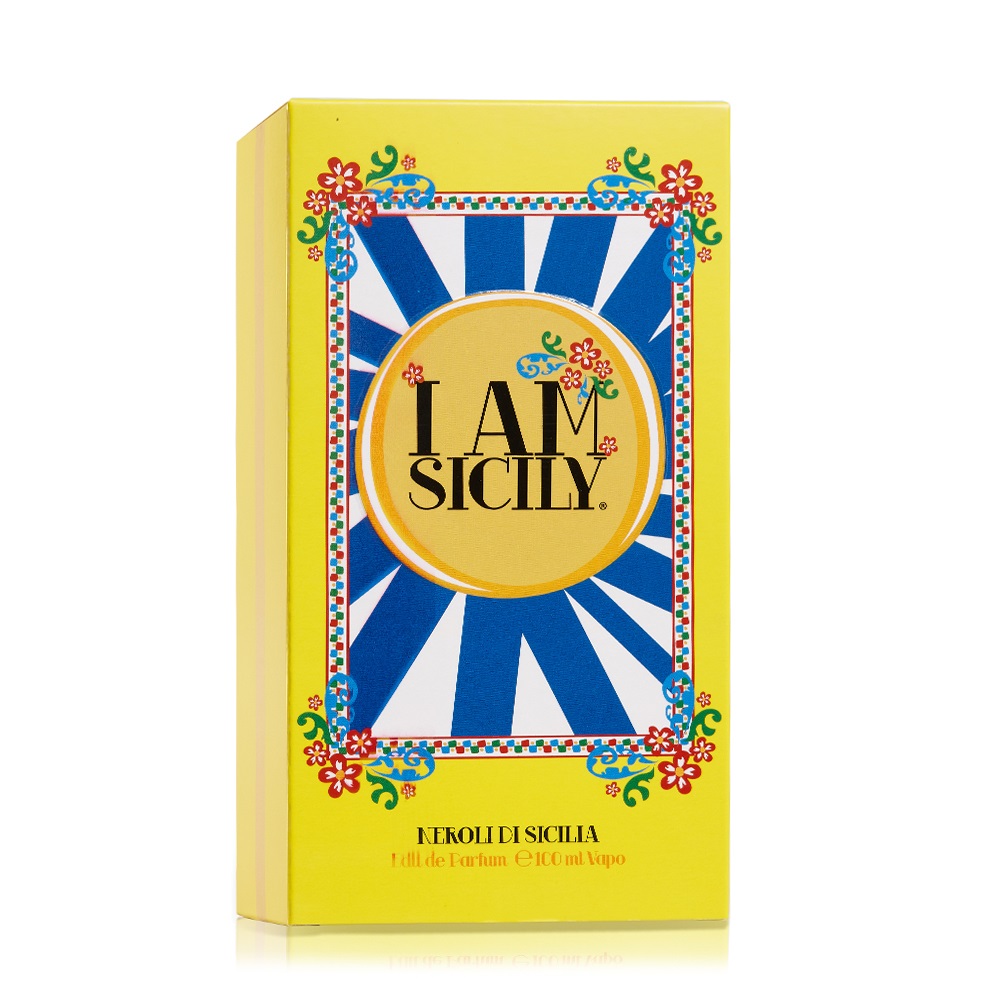 I Am Sicily Neroli di Sicilia - Eau de Parfum 100 ml con note di Arancia, Bergamotto, Mandarino e Fiori d'Arancio