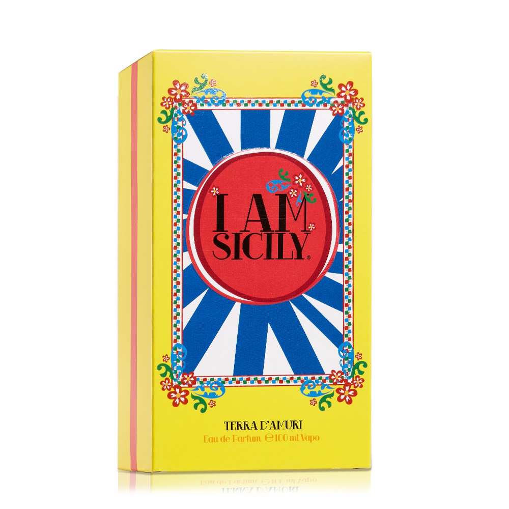 I Am Sicily Terra D'Amuri - Eau de Parfum 100 ml con note di Bergamotto, Limone e Gelsomino