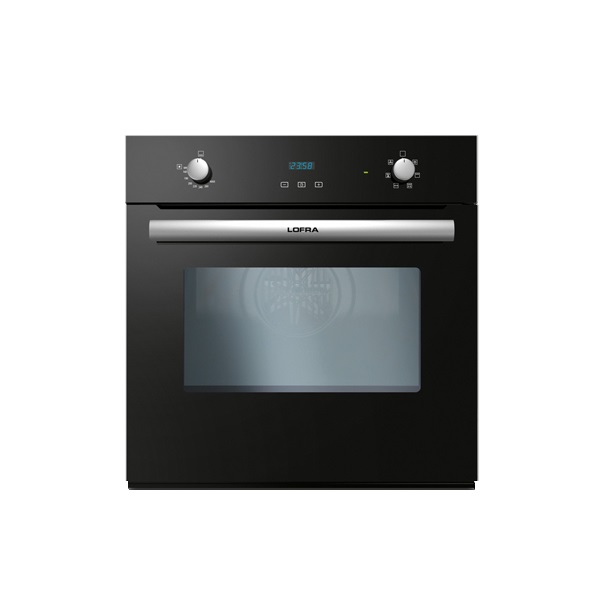Lofra FOVN66GE Forno a Gas Naturale 66 L Classe A Nero Incasso Ventilato con Grill e Porta Triplo Vetro