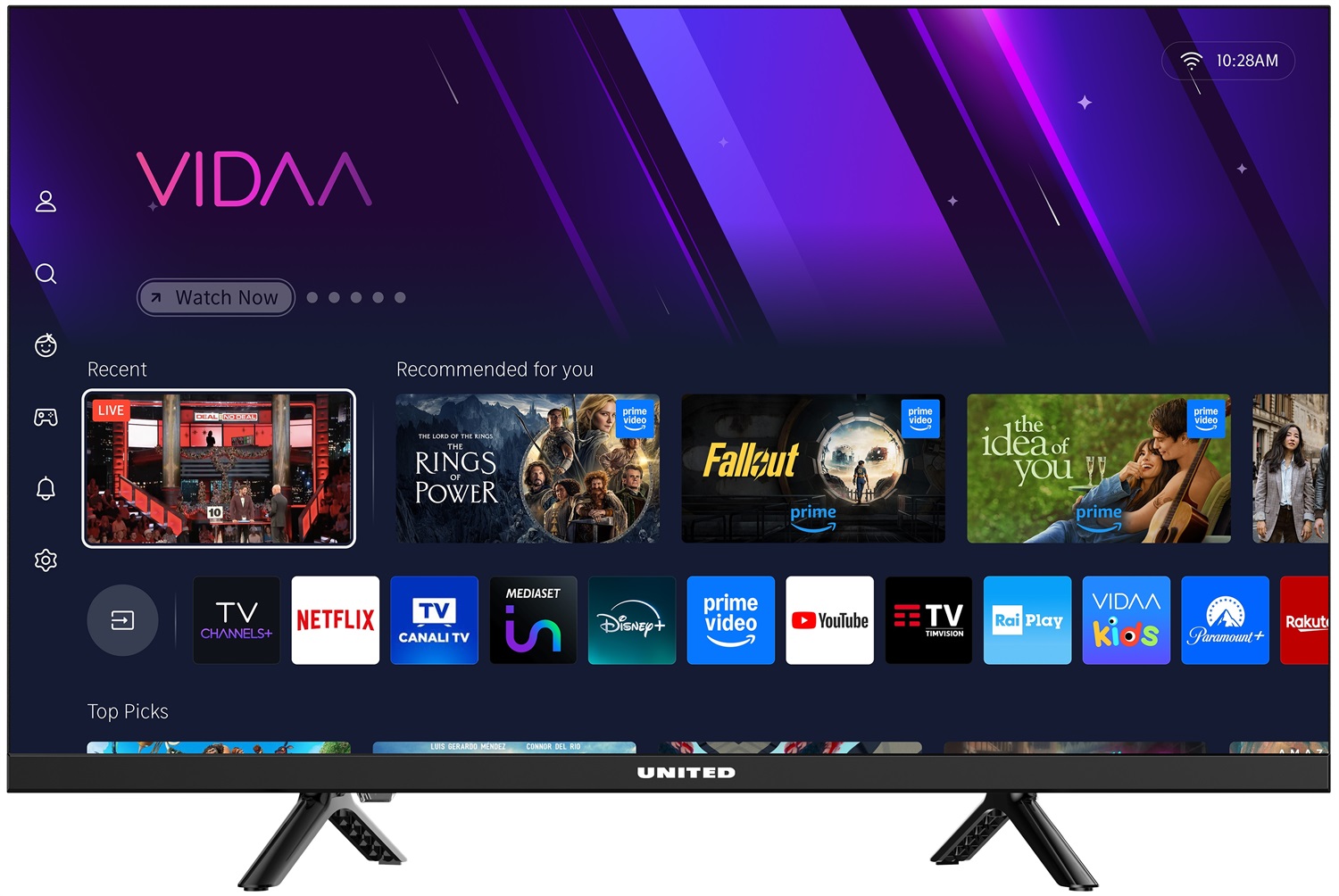 United LED24M10VDA TV 24