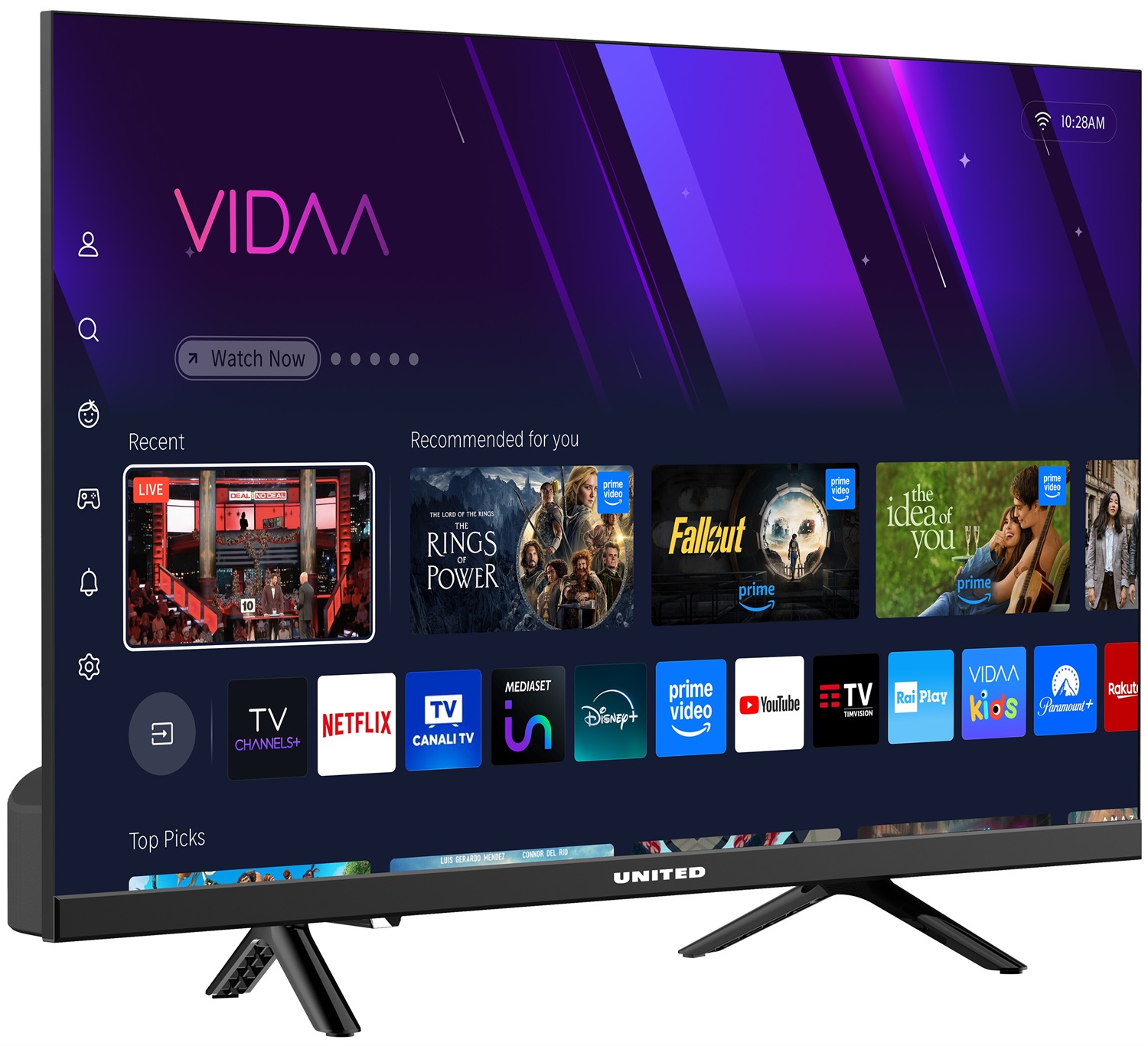 United LED24M10VDA TV 24