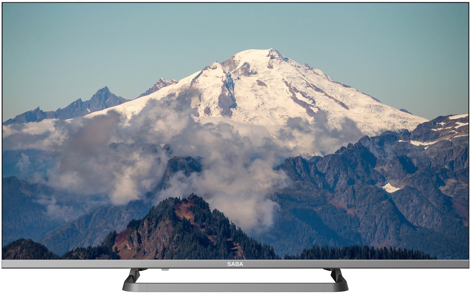 SABA TV LED 40'' Full HD - Retroilluminazione LED, Telecomando Semplificato, Certificato TivuSAT