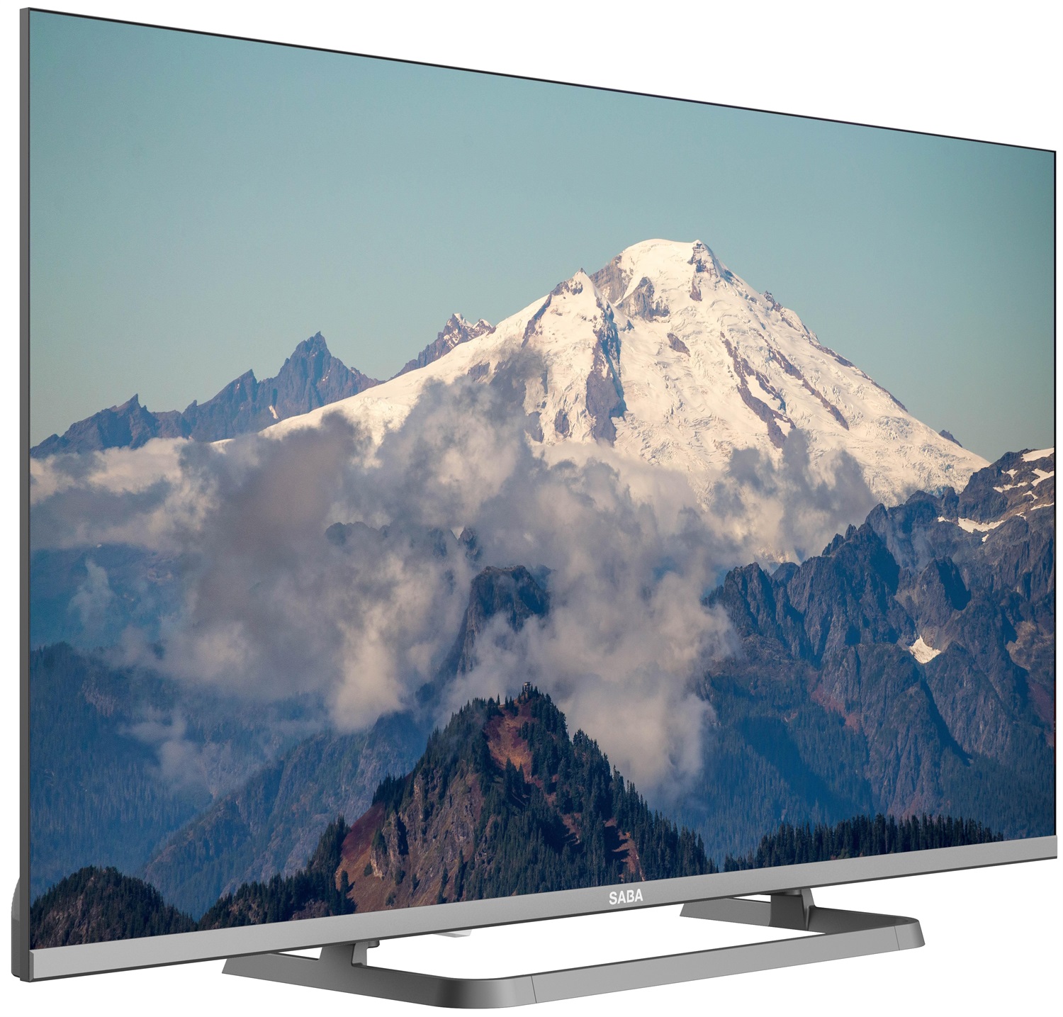SABA TV LED 40'' Full HD - Retroilluminazione LED, Telecomando Semplificato, Certificato TivuSAT