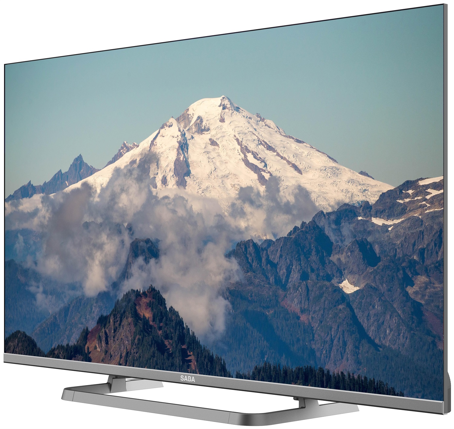 SABA TV LED 40'' Full HD - Retroilluminazione LED, Telecomando Semplificato, Certificato TivuSAT