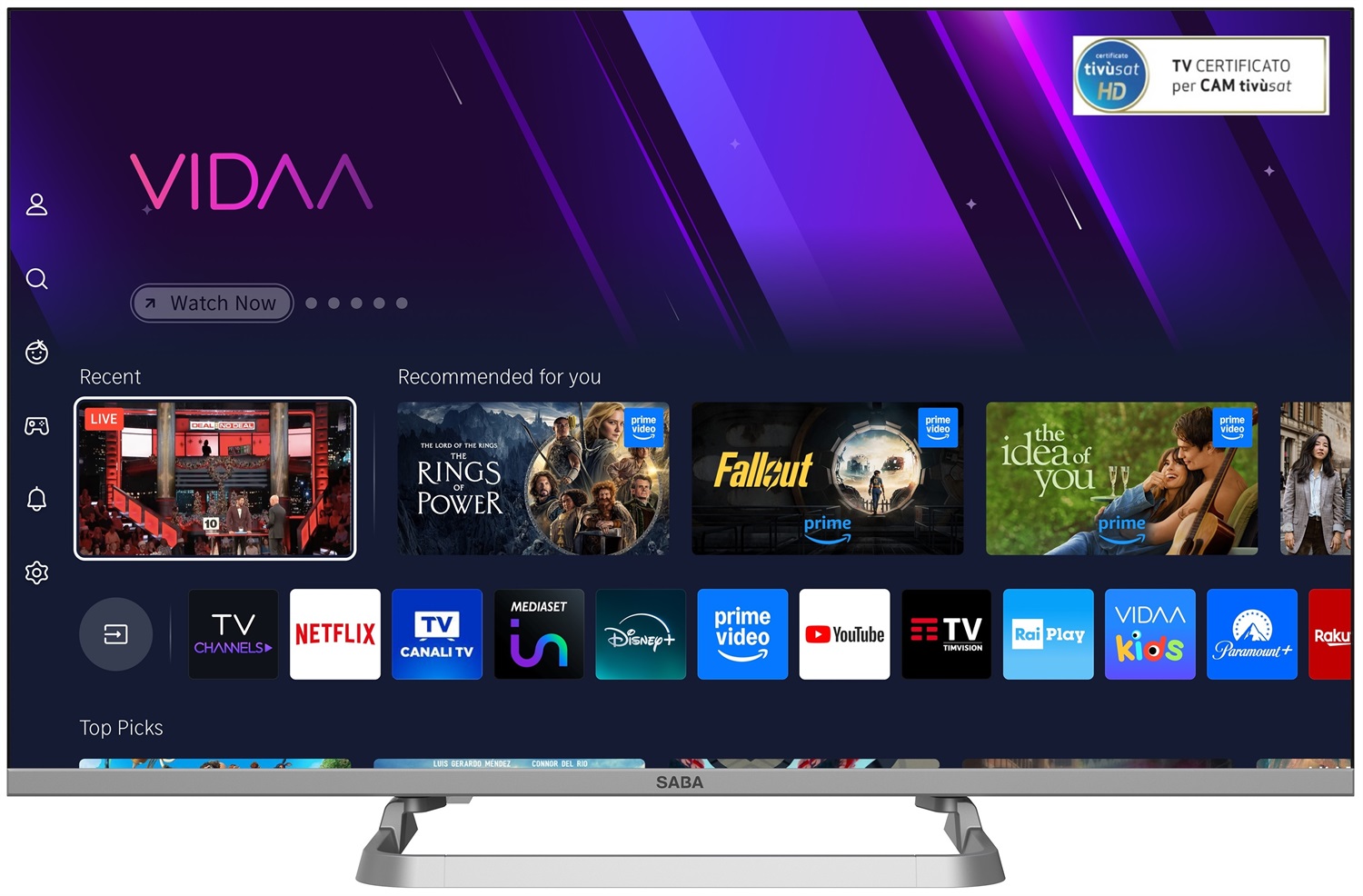 SABA SA32SM10VDA TV LED 32