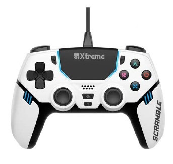 Xtreme Controller Scramble 5 - Gamepad Cablato Ergonomico Bianco/Nero per PS5