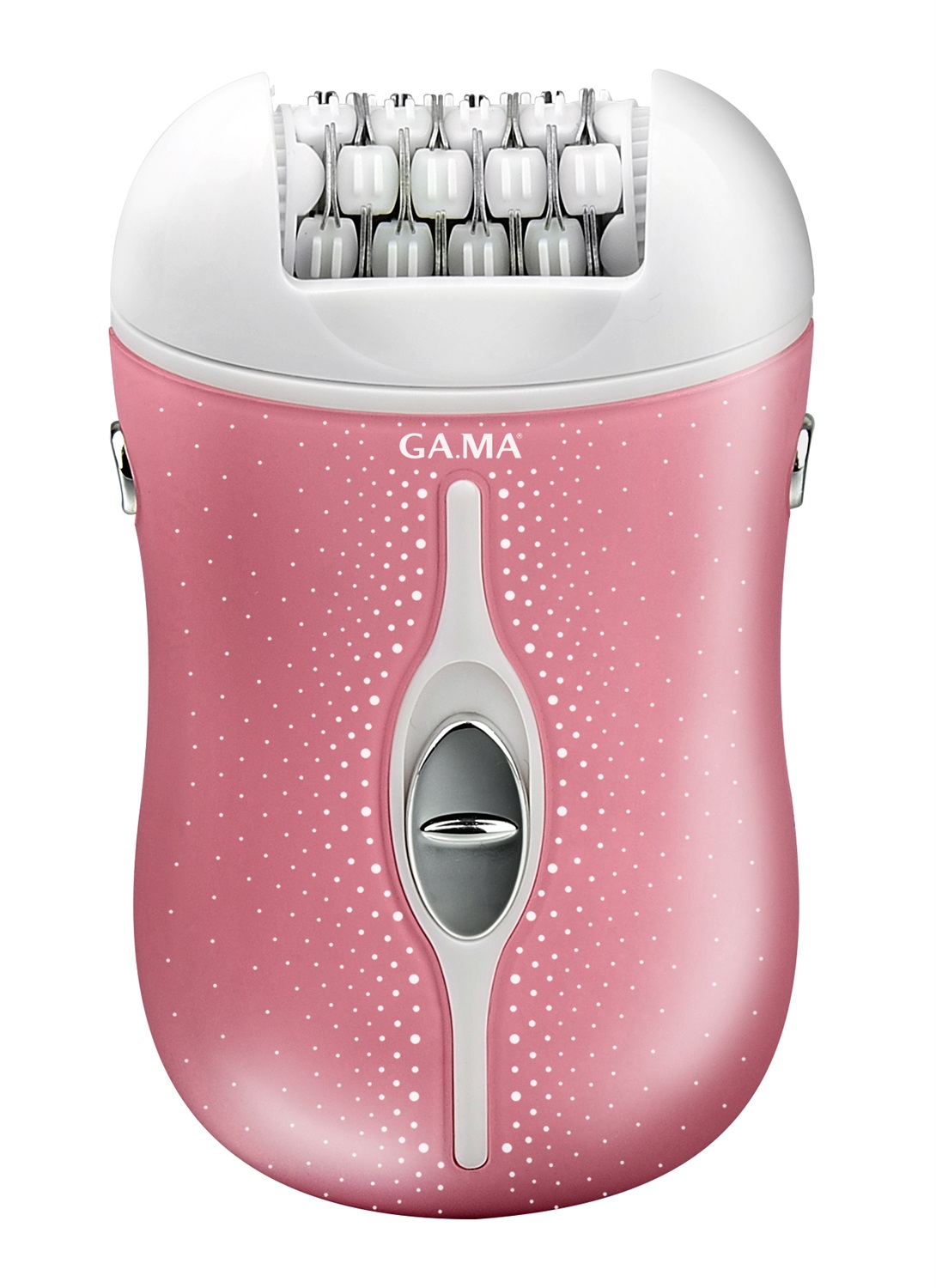 GA.MA Epilatore Essential - Epilazione per Gambe, Ascelle e Inguine, Pelle Liscia fino a 4 Settimane, Funzione Cord-Cordless, 2 Velocità, 2 Testine Intercambiabili