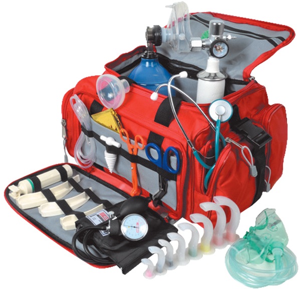 GIMA Kit di Pronto Soccorso Industriale GIMA 4 Completo - Borsa Emergenza in Poliestere 600D