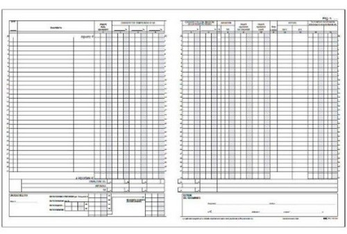 Edipro Registro Iva Corrispettivi - 31 x 24,5 cm - 15 Pagine Numerate - Codice E2103