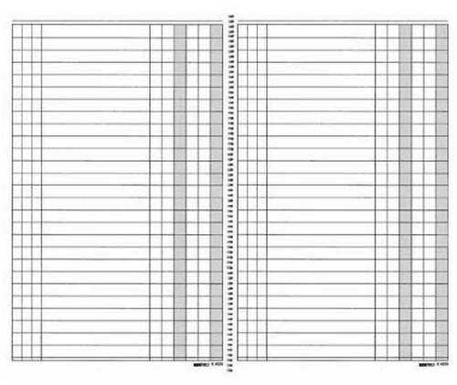 EDIPRO E4023 Scadenzario Spiralato Gennaio-Dicembre 24x17 cm - 36 12 Fogli con Indici Plastificati