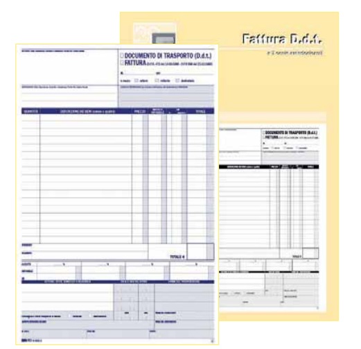 Edipro Blocco DDT/Fattura - 3 Copie Autoricalcanti - 29,7 x 22 cm - 33 Fogli - Alta Qualità