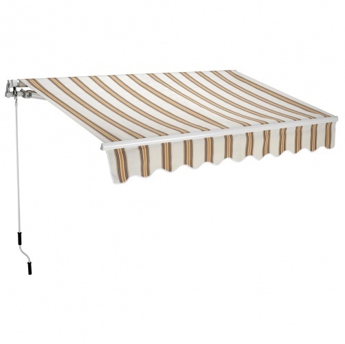 Garden Friend Tenda da Sole Barra Quadra 300x200 cm Riga Beige/Marrone, Modello T1372012/C