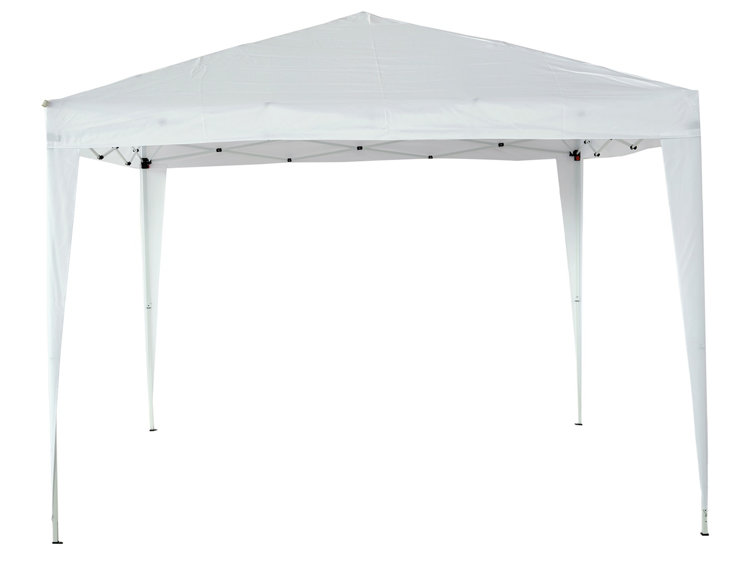 Garden Friend Gazebo Pop Up 3x3m Bianco con Struttura in Acciaio e Copertura in Poliestere 160gr/m², Completo di Borsa per Trasporto