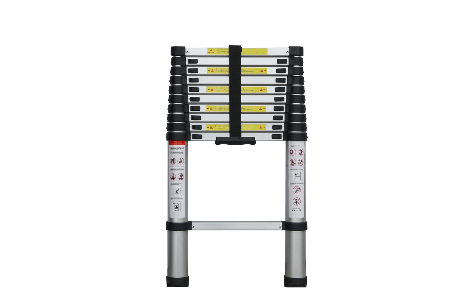 Garden Friend Scala Telescopica in Alluminio 10 Gradini Altezza Massima 3,20 mt Portata 150 kg