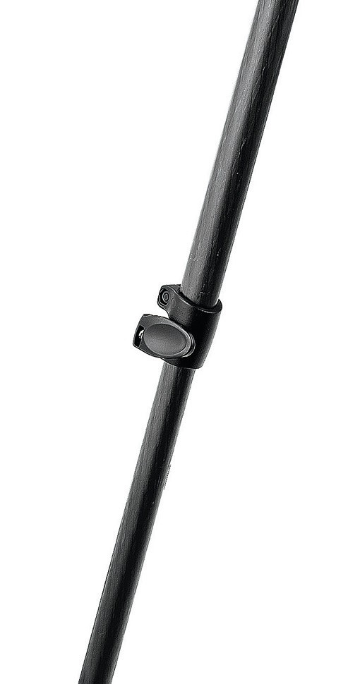 Manfrotto 755CX3 Treppiede Serie MDEVE per Video in Fibra di Carbonio, 3 Sezioni, Base Livellante da 50 mm, Colonna Centrale Trilobata