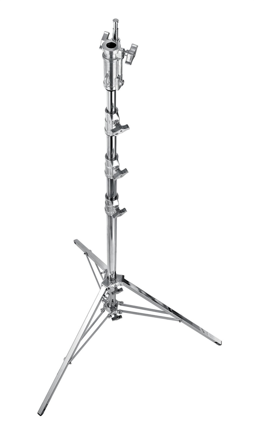 AVENGER A1045CS Stativo Combo in Acciaio Argento - Supporto fino a 40 kg, Altezza 4,5 m