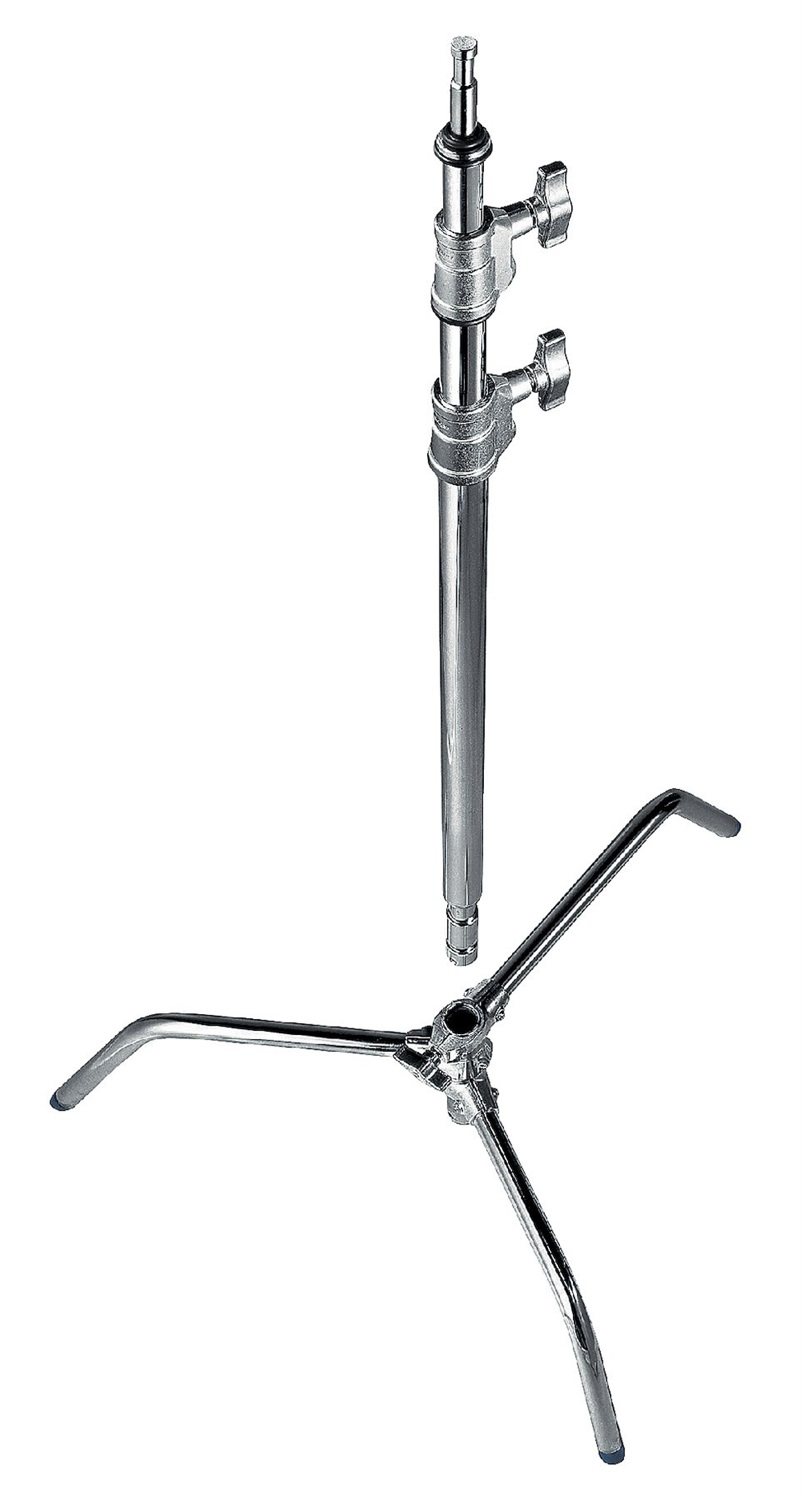Manfrotto A2030DCB Treppiede Argento - Capacità 10 kg, Altezza Max 3 m, Peso 6,2 kg