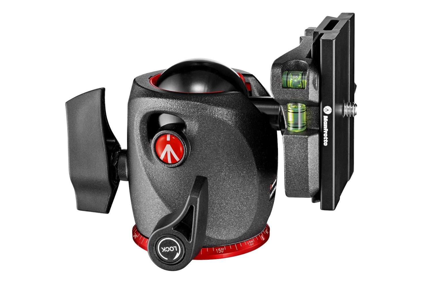 Manfrotto MHXPRO-BHQ6 Testa a Sfera con Piastra Quick Release Top Lock - Magnesio e Alluminio, Grigio, 520 g, 11,5 cm