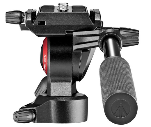 Manfrotto MVH400AH Testa Fluida Video per Befree - Leggera, Compatibile con Treppiedi da 40mm, Movimenti Fluidi e Piastra Scorrevole