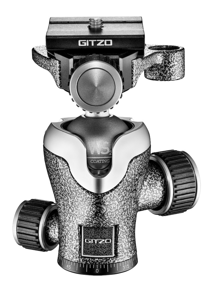 Gitzo GH1382TQD Testa a Sfera Centrale Grigia in Alluminio - Leggera e Versatile con Sgancio Rapido