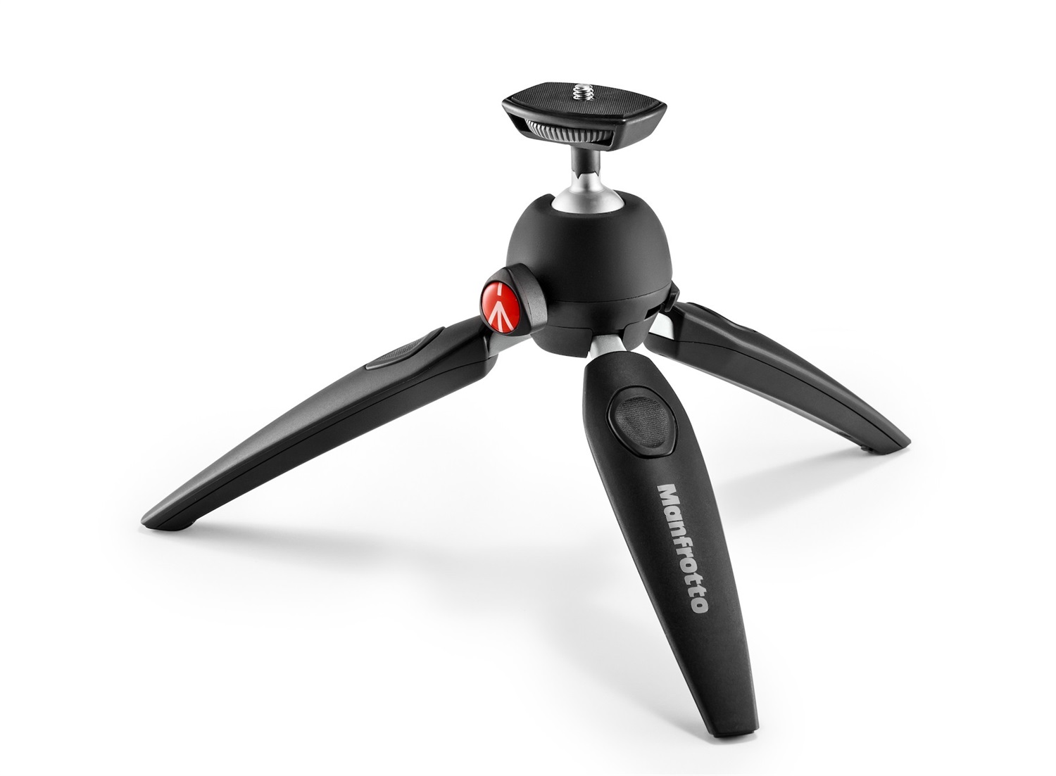 Manfrotto PIXI EVO Mini Treppiede Nero - 2 Sezioni, Altezza Massima 19.5 cm, Capacità di Carico 2.5 kg