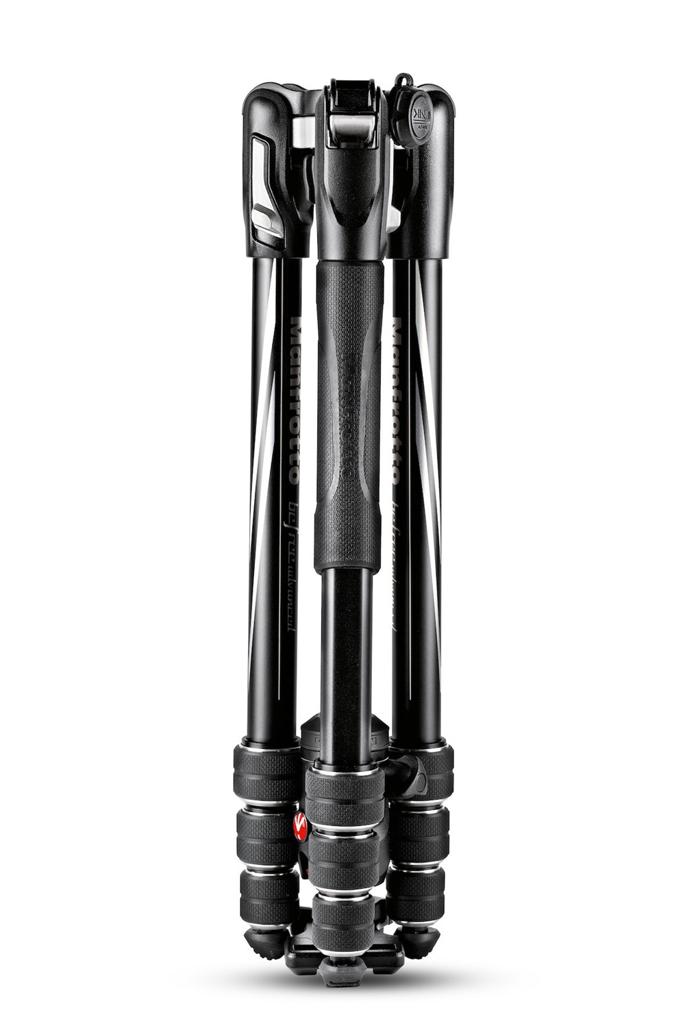 Manfrotto Befree Advanced MKBFRTA4BK-BH Treppiede in Alluminio Nero e Argento con Testa a Sfera, Chiusura Twist, Portatile e Compatto