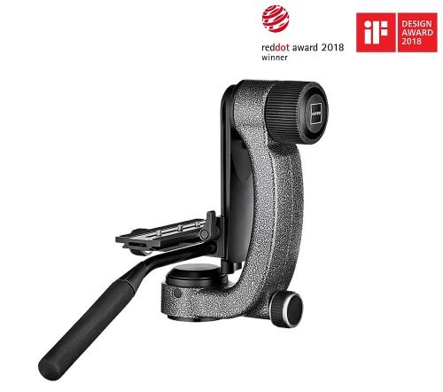 Gitzo GHFG1 Testa di Supporto Fluida per Treppiede - Nero, Alluminio e Magnesio, 1/4