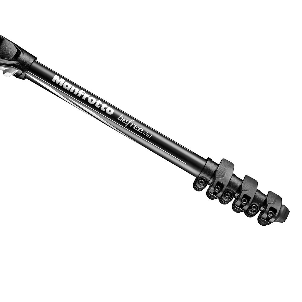 Manfrotto Befree 2N1 Treppiede e Monopiede in Alluminio con Chiusura a Leva e Testa a Sfera - Altezza Max 151 cm, Peso 1,66 kg, Fino a 9 kg di Capacità