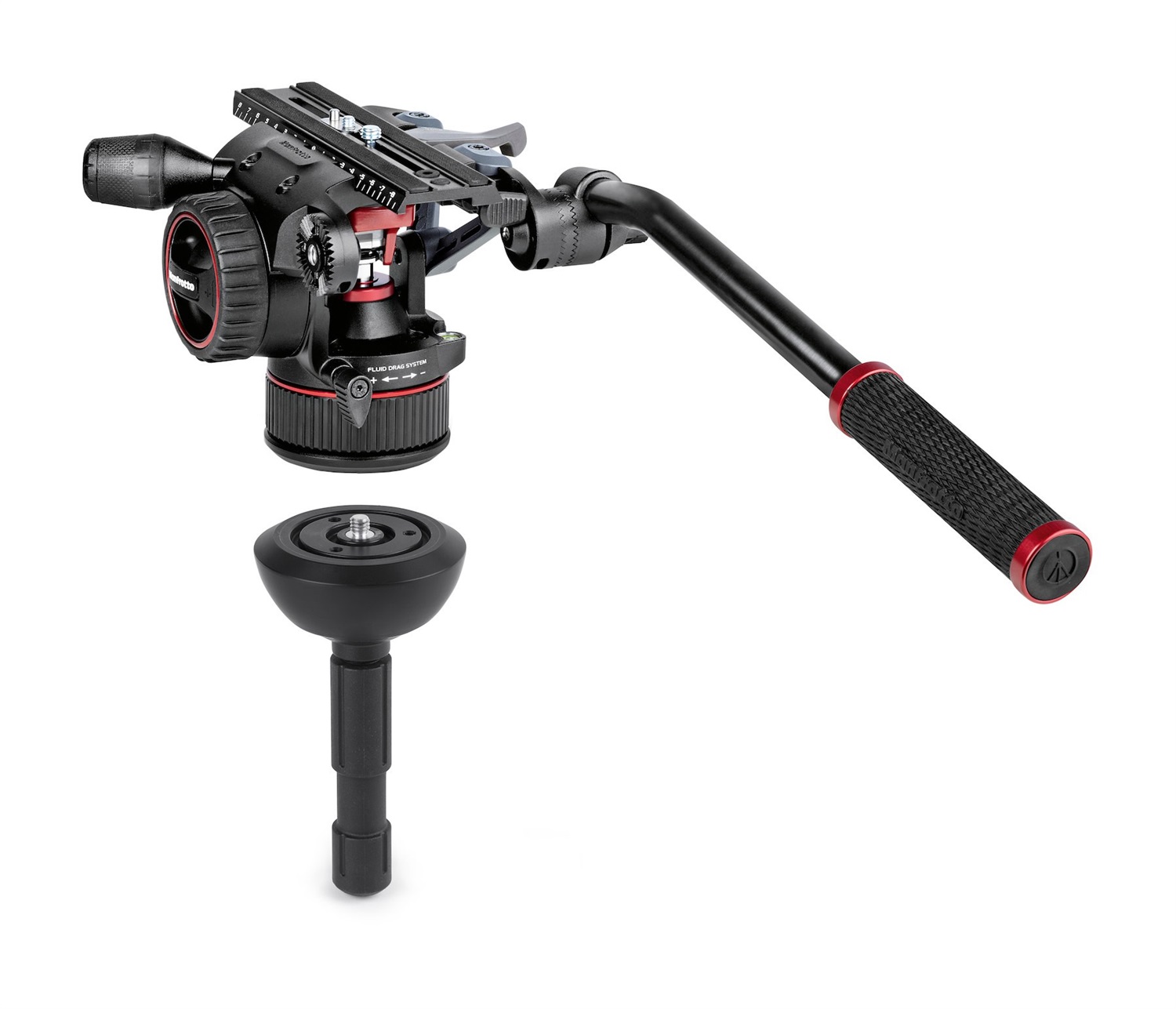 Manfrotto MVK500190XV Treppiede Video in Alluminio con Testa MVH500AH e Borsa MB MBAG80PN Omaggio