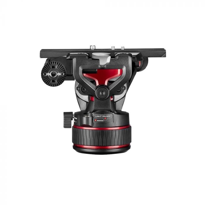 Manfrotto Nitrotech 612 - Testa Video Fluida con Controbilanciamento Variabile 4-18 kg, Compatibile con DSLR e Camere Video