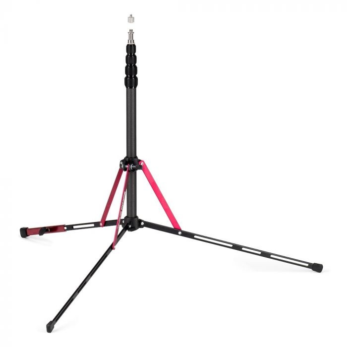 Manfrotto MS0490C Treppiede in Carbonio Nanopole - Stativo Leggero e Compatto per Illuminazione Portatile