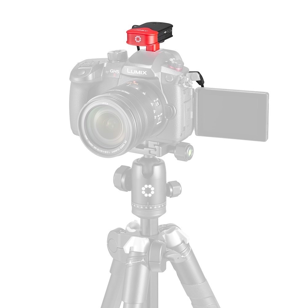JOBY Wavo AIR Sistema Microfonico Wireless 2.4Ghz con Due Trasmettitori e Sistema di Montaggio per Vlogging, Filmmaking e Interviste