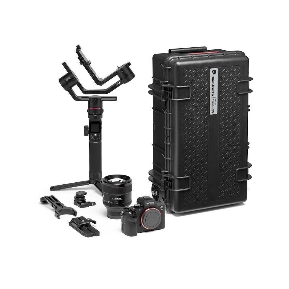 Manfrotto PRO Light Tough TH-55 HighLid - Custodia Rigida per Fotocamera, Valigia Fotografica Impermeabile con Chiusura Ermetica e Spugna Pre-Cubettata, Omologata IP67