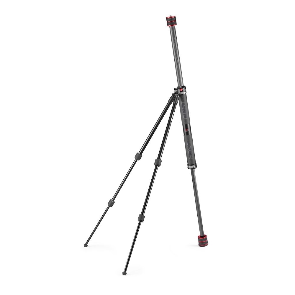 Manfrotto Gim-Pod Accessorio - Treppiede per Camera e Stabilizzatore in Alluminio Anodizzato, Gambe Rimovibili, Attacco Rapido, Ultra-leggero per CSC e Uso Dinamico